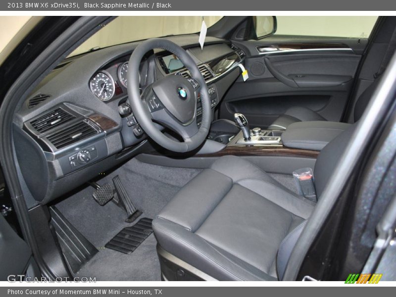 Black Sapphire Metallic / Black 2013 BMW X6 xDrive35i