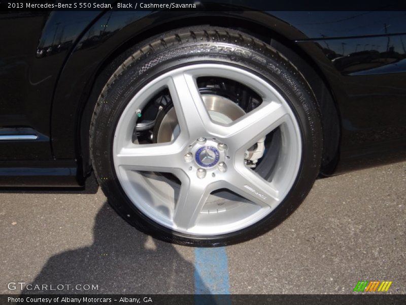 Black / Cashmere/Savanna 2013 Mercedes-Benz S 550 Sedan