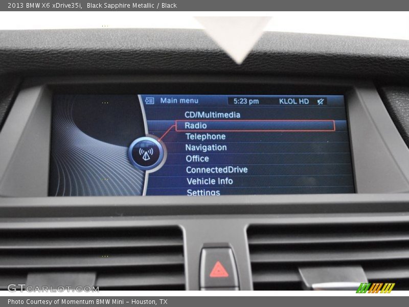 Black Sapphire Metallic / Black 2013 BMW X6 xDrive35i