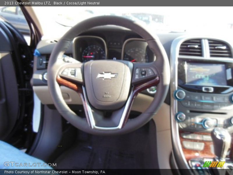 Black / Cocoa/Light Neutral 2013 Chevrolet Malibu LTZ