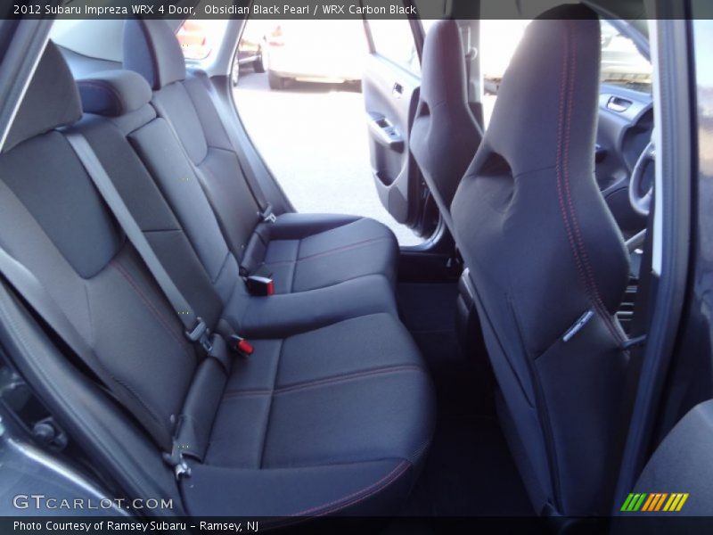 Rear Seat of 2012 Impreza WRX 4 Door