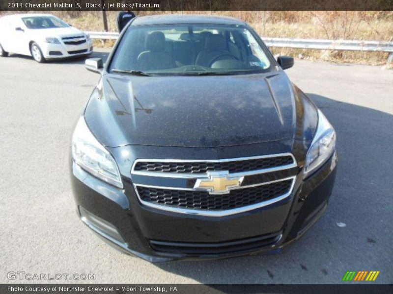 Black / Jet Black/Titanium 2013 Chevrolet Malibu LS