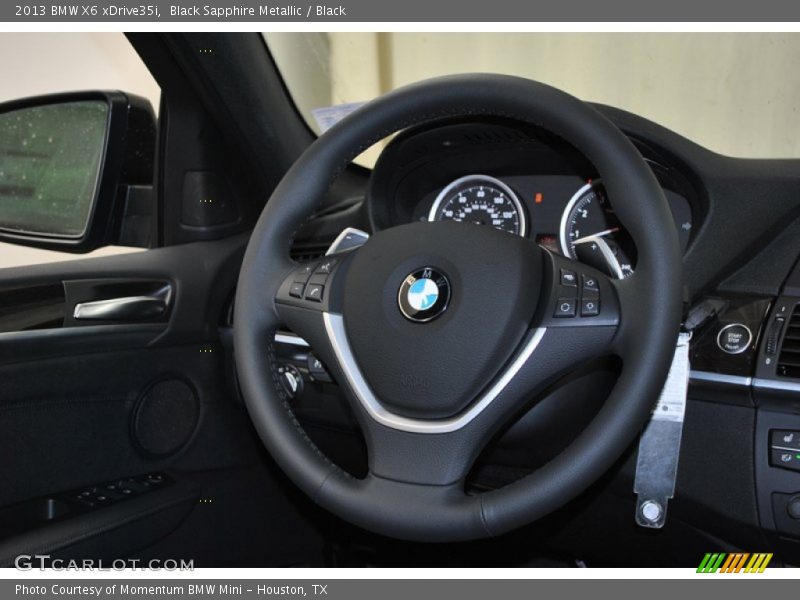 Black Sapphire Metallic / Black 2013 BMW X6 xDrive35i