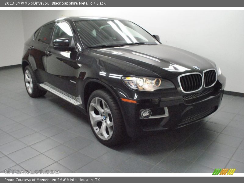 Black Sapphire Metallic / Black 2013 BMW X6 xDrive35i