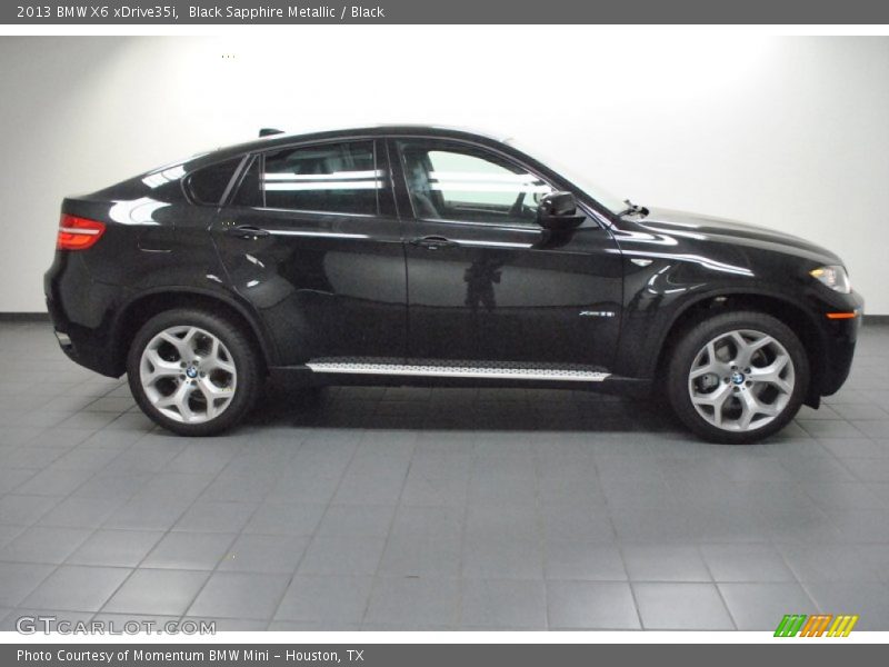 Black Sapphire Metallic / Black 2013 BMW X6 xDrive35i
