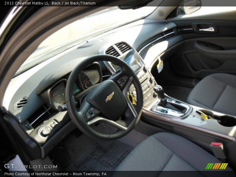 Black / Jet Black/Titanium 2013 Chevrolet Malibu LS