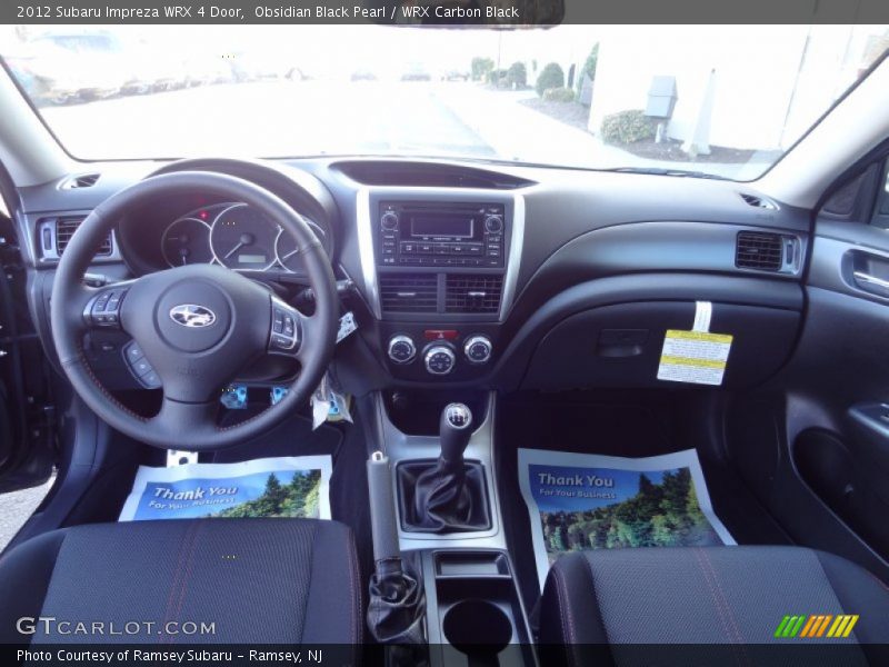 Dashboard of 2012 Impreza WRX 4 Door