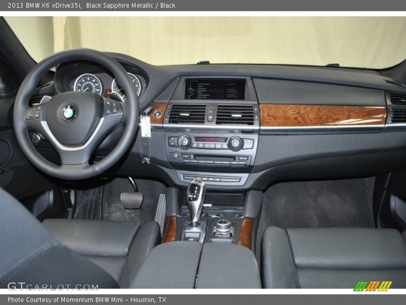 Black Sapphire Metallic / Black 2013 BMW X6 xDrive35i