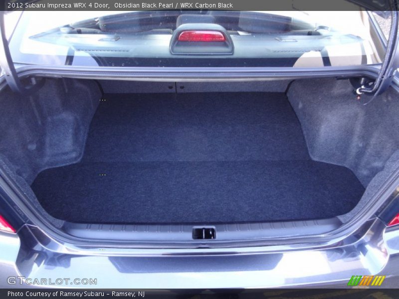 2012 Impreza WRX 4 Door Trunk
