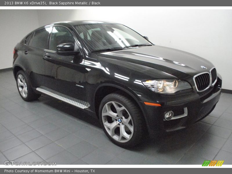 Black Sapphire Metallic / Black 2013 BMW X6 xDrive35i