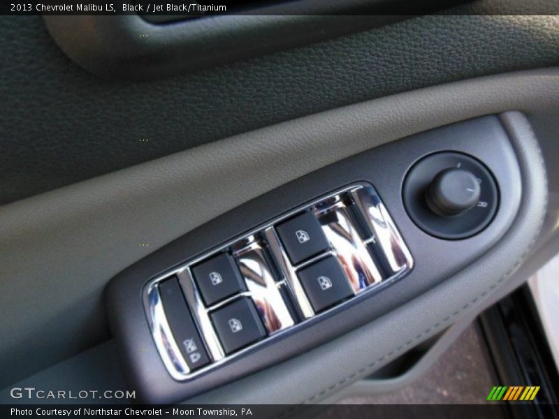 Black / Jet Black/Titanium 2013 Chevrolet Malibu LS