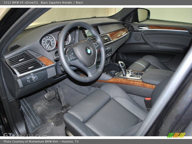 Black Sapphire Metallic / Black 2013 BMW X6 xDrive35i