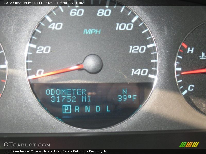 Silver Ice Metallic / Ebony 2012 Chevrolet Impala LT