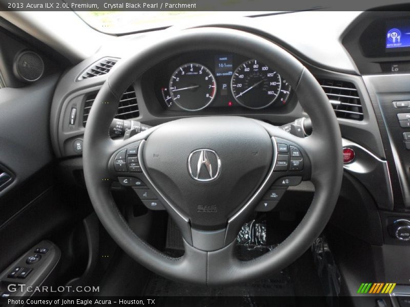 Crystal Black Pearl / Parchment 2013 Acura ILX 2.0L Premium