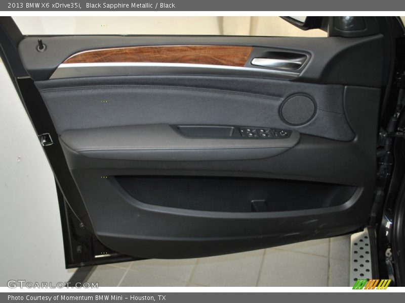 Black Sapphire Metallic / Black 2013 BMW X6 xDrive35i