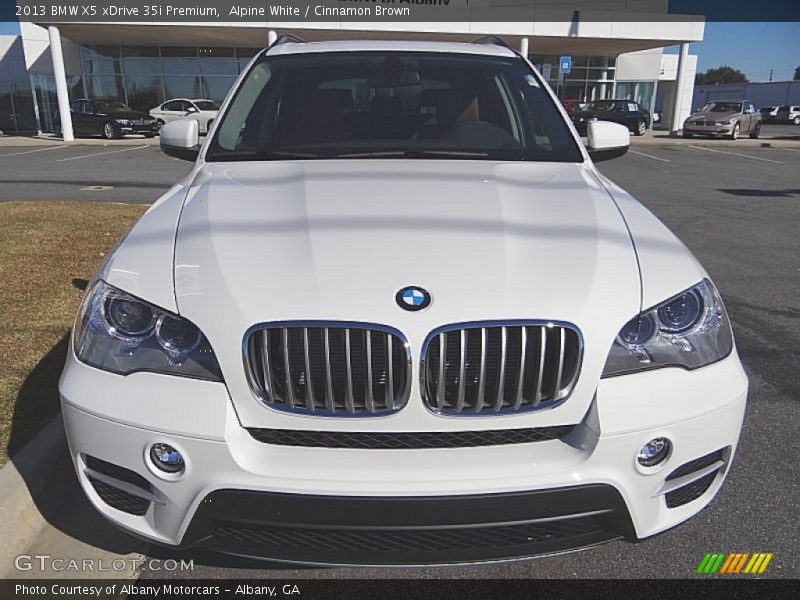 Alpine White / Cinnamon Brown 2013 BMW X5 xDrive 35i Premium
