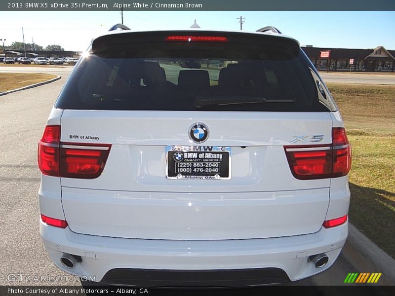 Alpine White / Cinnamon Brown 2013 BMW X5 xDrive 35i Premium