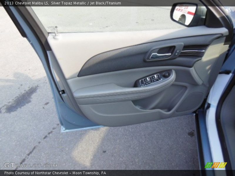 Silver Topaz Metallic / Jet Black/Titanium 2013 Chevrolet Malibu LS