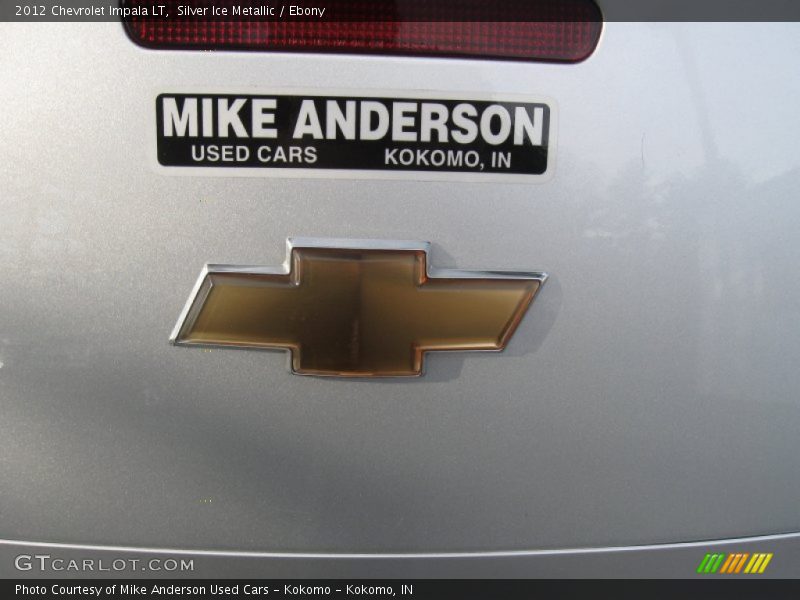 Silver Ice Metallic / Ebony 2012 Chevrolet Impala LT