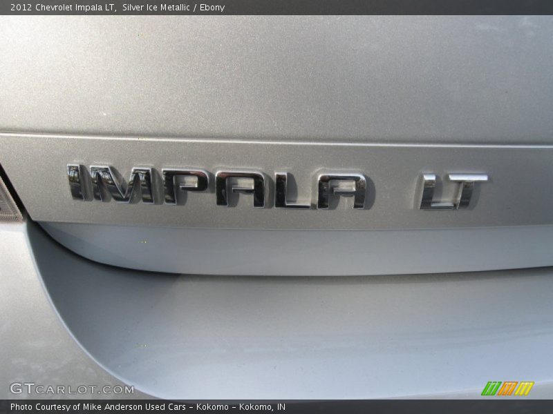 Silver Ice Metallic / Ebony 2012 Chevrolet Impala LT