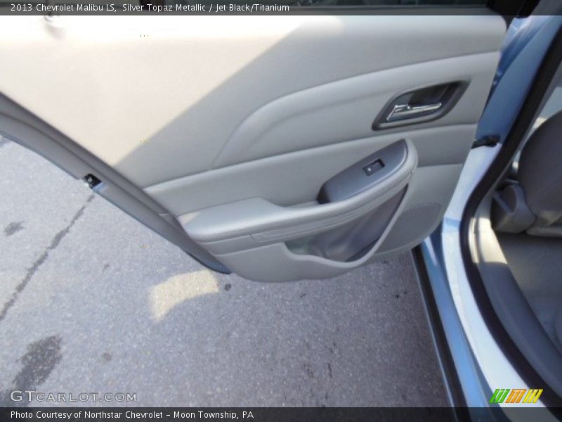 Silver Topaz Metallic / Jet Black/Titanium 2013 Chevrolet Malibu LS