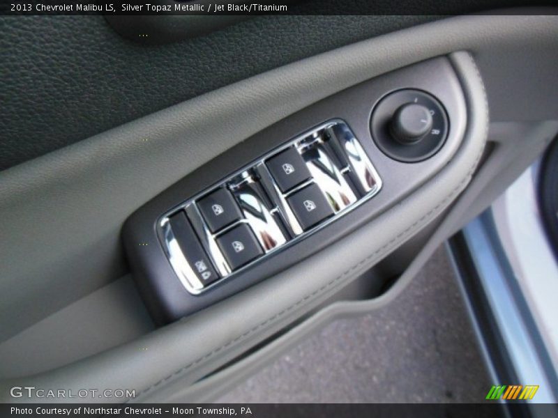 Silver Topaz Metallic / Jet Black/Titanium 2013 Chevrolet Malibu LS