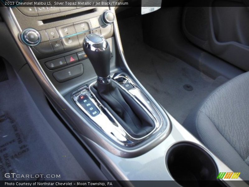 Silver Topaz Metallic / Jet Black/Titanium 2013 Chevrolet Malibu LS
