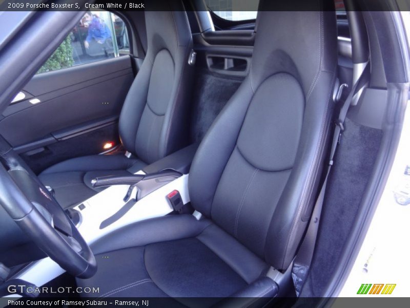 Cream White / Black 2009 Porsche Boxster S