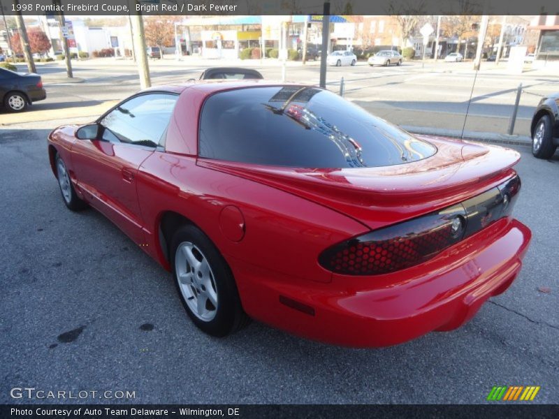 Bright Red / Dark Pewter 1998 Pontiac Firebird Coupe