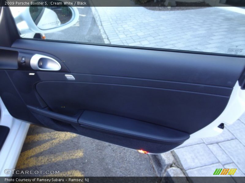 Cream White / Black 2009 Porsche Boxster S