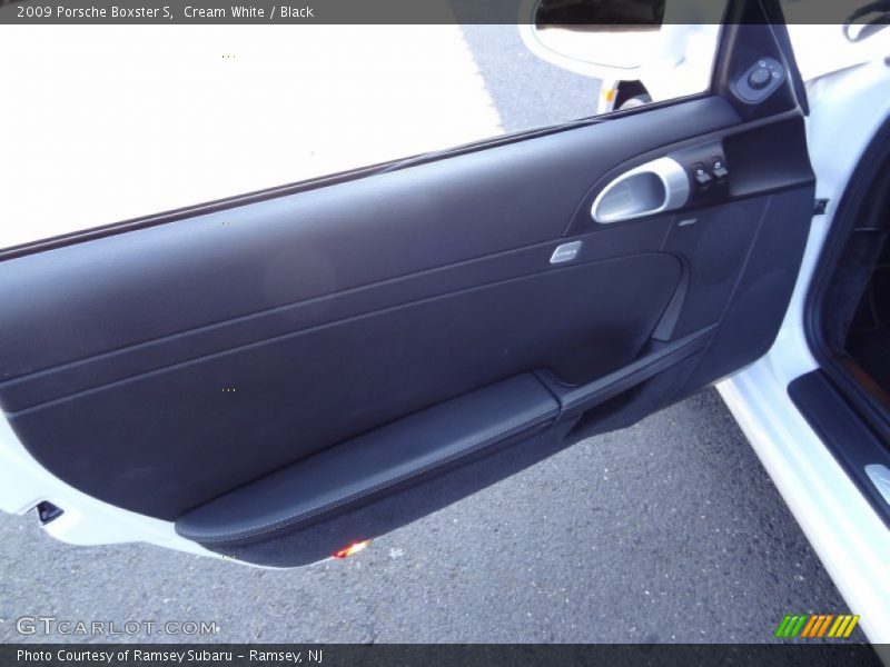 Cream White / Black 2009 Porsche Boxster S