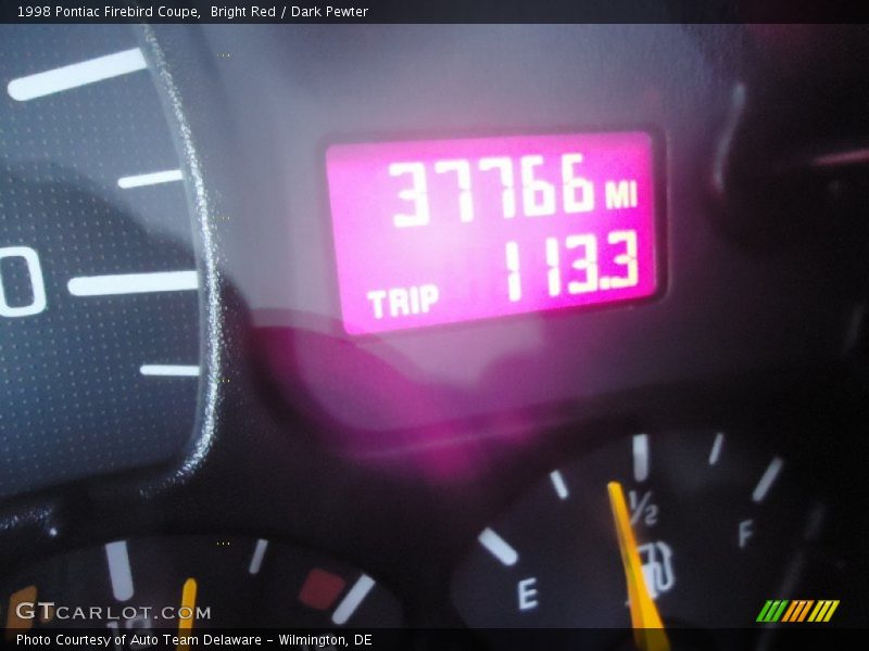 Bright Red / Dark Pewter 1998 Pontiac Firebird Coupe
