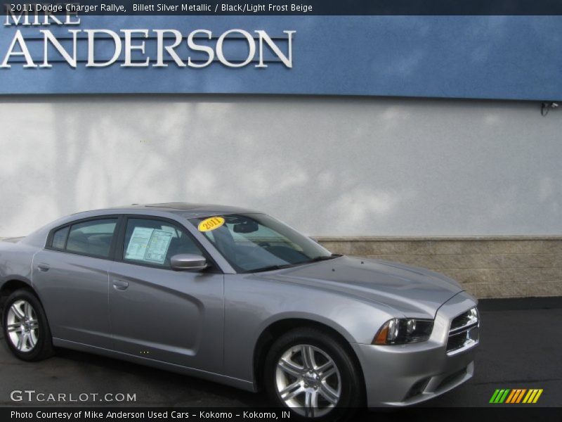 Billett Silver Metallic / Black/Light Frost Beige 2011 Dodge Charger Rallye