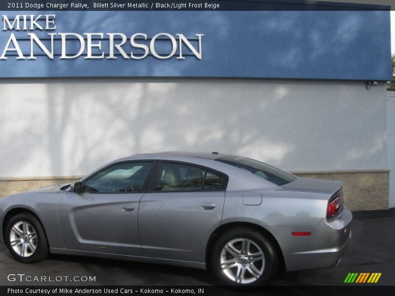 Billett Silver Metallic / Black/Light Frost Beige 2011 Dodge Charger Rallye