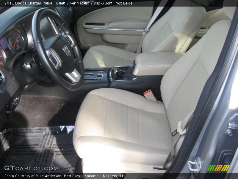 Billett Silver Metallic / Black/Light Frost Beige 2011 Dodge Charger Rallye