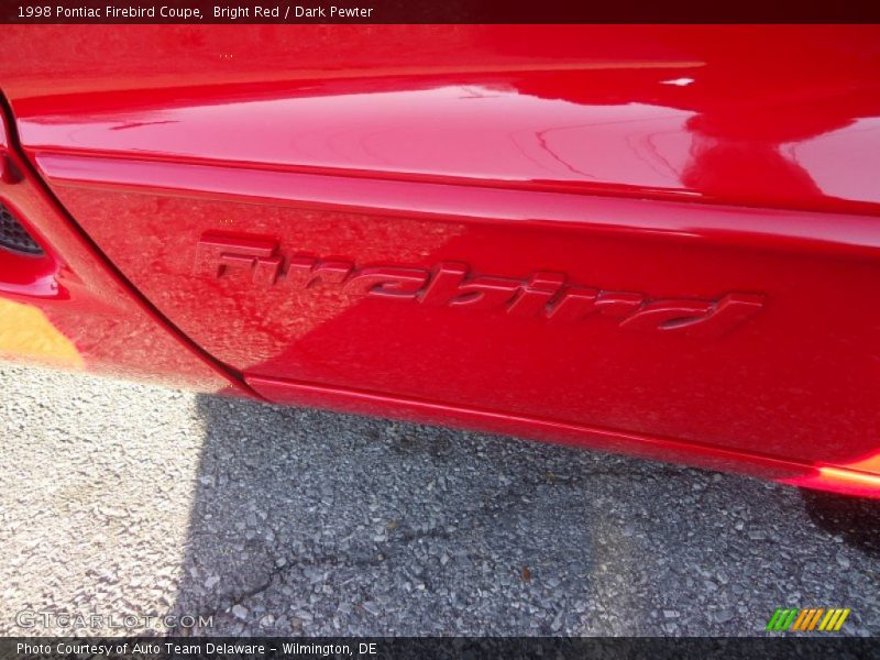 Bright Red / Dark Pewter 1998 Pontiac Firebird Coupe