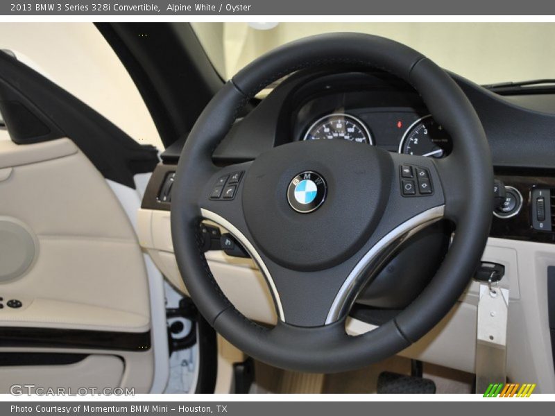 Alpine White / Oyster 2013 BMW 3 Series 328i Convertible