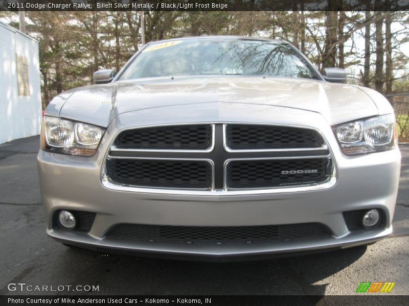 Billett Silver Metallic / Black/Light Frost Beige 2011 Dodge Charger Rallye