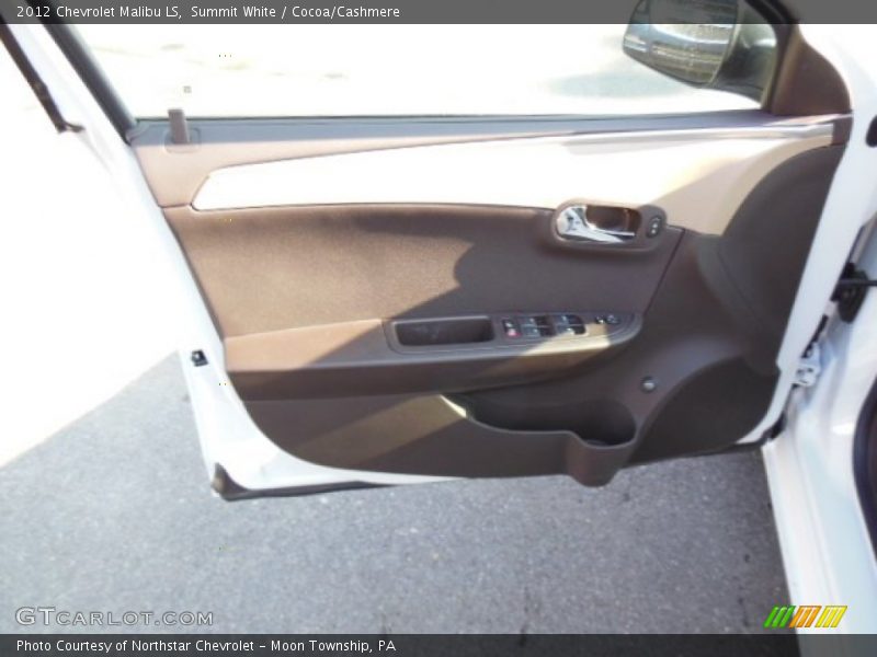 Summit White / Cocoa/Cashmere 2012 Chevrolet Malibu LS