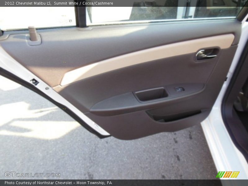 Summit White / Cocoa/Cashmere 2012 Chevrolet Malibu LS