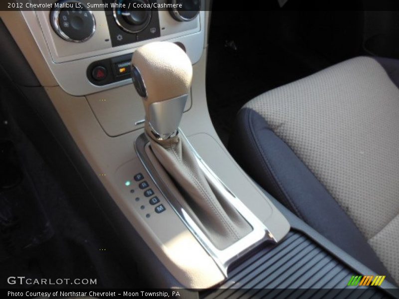 Summit White / Cocoa/Cashmere 2012 Chevrolet Malibu LS