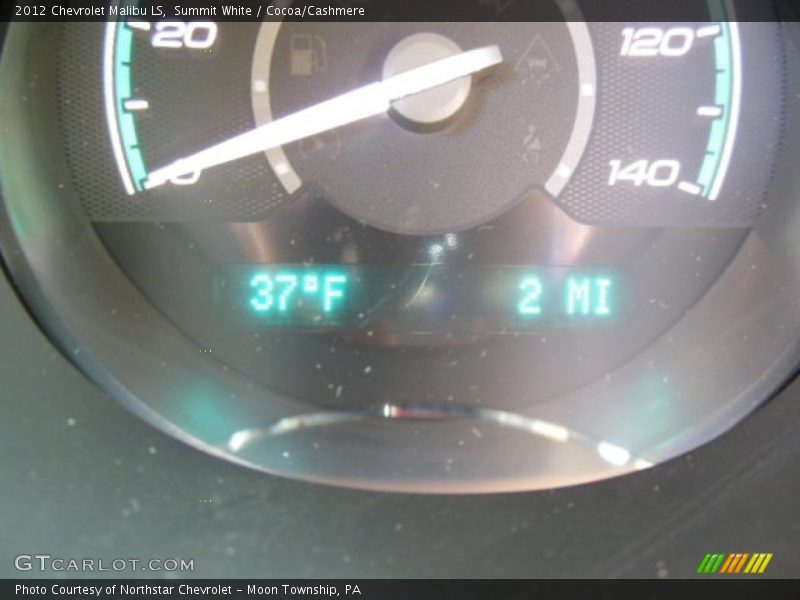 Summit White / Cocoa/Cashmere 2012 Chevrolet Malibu LS