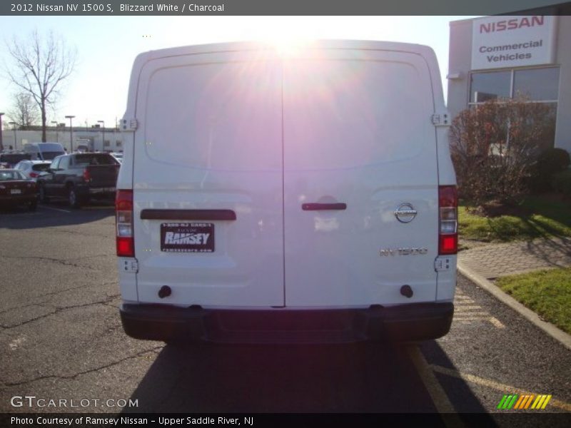 Blizzard White / Charcoal 2012 Nissan NV 1500 S