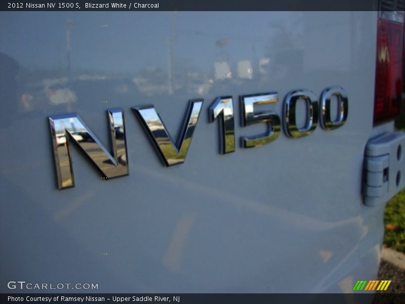 Blizzard White / Charcoal 2012 Nissan NV 1500 S