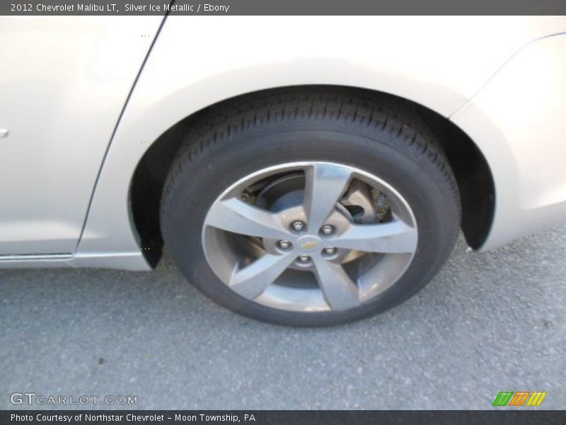 Silver Ice Metallic / Ebony 2012 Chevrolet Malibu LT
