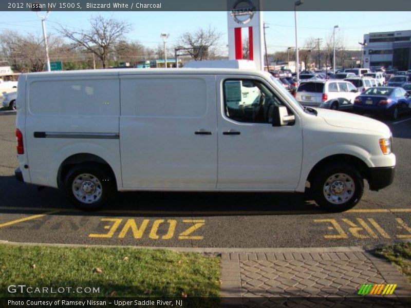 Blizzard White / Charcoal 2012 Nissan NV 1500 S