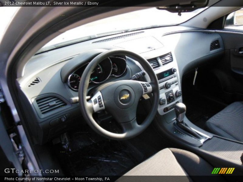 Silver Ice Metallic / Ebony 2012 Chevrolet Malibu LT
