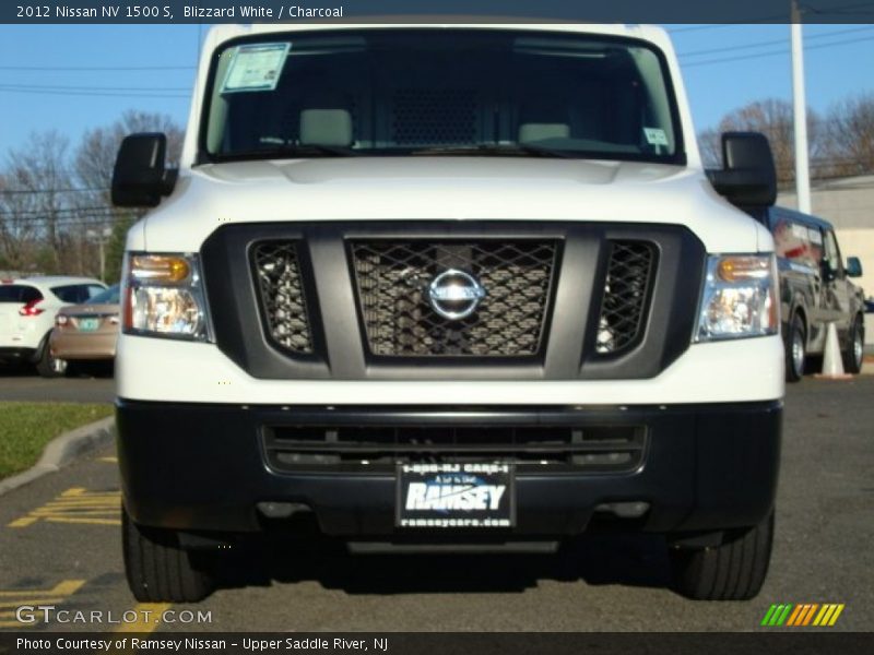 Blizzard White / Charcoal 2012 Nissan NV 1500 S