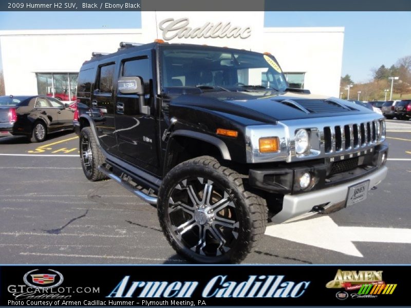 Black / Ebony Black 2009 Hummer H2 SUV