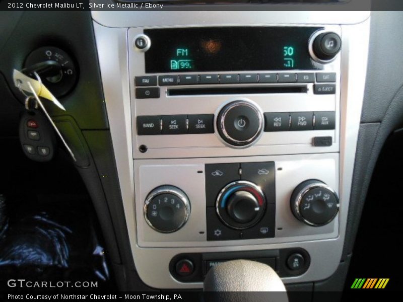Silver Ice Metallic / Ebony 2012 Chevrolet Malibu LT